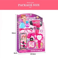 Jouets pour filles Ensemble de beauté Sèche-cheveux électrique pour enfants Salon de beauté Jouet de coiffure