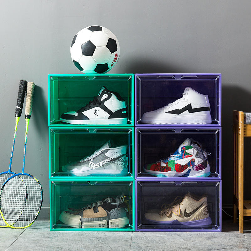 Plastic Yeezy Shoe Boxes Clear, Stackable Stylish