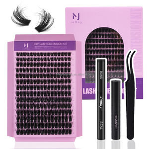 Nhãn Hiệu Riêng 3D Biểu Tượng Tùy Chỉnh Wispy DIY Lông Mi Phân Đoạn Lash Nhãn Hiệu Riêng 3D Fluffy Khối Lượng Chồn Lash Cụm Bao Bì Kit - Product Image 2