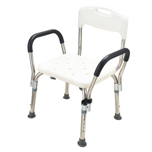 Silla de Ducha Maifeng 50x42x80cm de Acero Inoxidable con Almohadillas Antideslizantes para Uso en Baños de Personas Mayores - Product Image 1