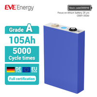 Batería de Iones de Litio EVE LF105 3.2v 105ah Lifepo4 para la Industria y el Comercio, Batería de Litio ESS