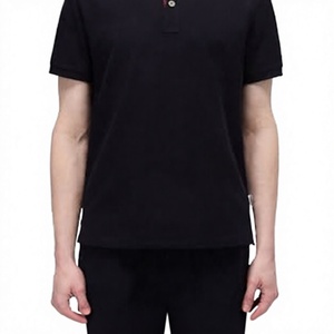 Envío Rápido, Camiseta de Manga Corta para Hombre, Talla Estadounidense, 100% Algodón, Transpirable, Tejida, con Logotipo Bordado Personalizado, Ropa Casual de Calidad - Product Image 1