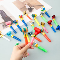 Échantillon Gratuit Sifflet Dragon Gonflable Amusant Accessoires de Fête d'Anniversaire pour Enfants Corne en Plastique à Long Nez