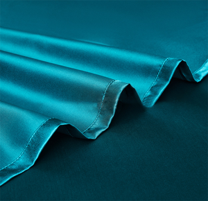 ชุดเครื่องนอนผ้าซาตินและหมอน4ชิ้นชุดผ้าปูเตียงขนาดควีนไซส์ทำจากผ้าไหมเทียมเนื้อแข็ง - Product Image 4