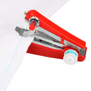 Máquina de Coser Portátil Mini de Color Aleatorio, Herramientas de Costura Simples, Operación <span class=keywords><strong>Manual</strong></span>, para el Hogar, Viajes, Bordado Pequeño - Product Image 2