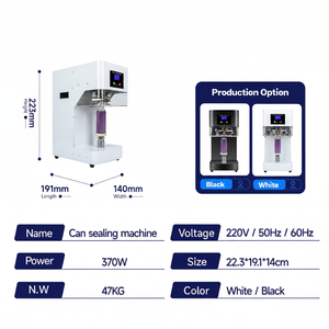เครื่องซีลแบบไม่หมุน Langtai Commercial 370W สำหรับร้านชานมไข่มุก ใช้ได้กับขวด PET กระป๋องพลาสติก  รองรับการใช้งานหลากหลาย - Product Image 2