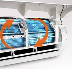 Máy Điều Hòa Không Khí Năng Lượng Mặt Trời Chia Đôi Chạy Bằng Pin Năng Lượng Mặt Trời 12000btu 1.5hp 1ton 100% DC 48V - Product Image 3