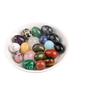 <span class=keywords><strong>Améthyste</strong></span> <span class=keywords><strong>blanche</strong></span> naturelle 2*1.5 oeuf Original cristal pierres précieuses ornements pierre sculptée décoration de bureau cadeaux de vacances coffret cadeau ensemble - Product Image 5