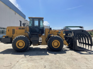 Gỗ Gỗ <span class=keywords><strong>Log</strong></span> Grab Thủy Lực Xoay Kẹp Bánh Xe <span class=keywords><strong>Loader</strong></span> Vật Lộn Để Bán - Product Image 4