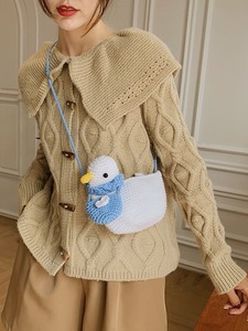 Nuevo Bolso de Mujer, Lindo Bolso Cruzado con Diseño de Patito Amarillo, Mini Bolso Tejido a Mano - Product Image 3
