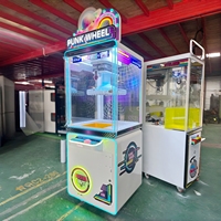Machine à prix d'arcade à monnayeur, type tambour de jeu de bingo métallique, garantie 1 an, en anglais, mini lumière clignotante