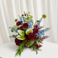 Boule de fleurs artificielles multicolores pour centre de table de mariage, fête d'anniversaire, événement extérieur, décoration de table