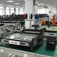 Led tanda otomatis pencetak 3d besar Cnc 3d Logo huruf Digital mesin pengolahan tanda 3d Printer untuk tanda Logo