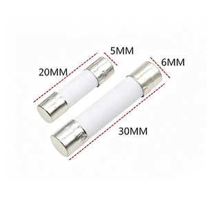 10 fusibles en céramique 5*20mm 6x30mm 250V 100 200 500 630mA 1 2 3 3.15A 5 6.3A 10 15 20A 25A 30 AMP - Product Image 1