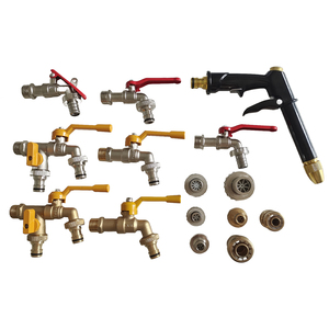 Grifo Cromado de Aleación de Zinc de Venta Caliente, Boquilla de Agua de Apertura Rápida, Mango de Hierro Duradero, Diseño Europeo, Montado en Pared - Product Image 3