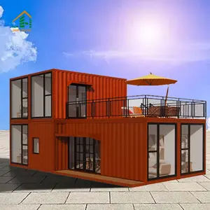 2023 diskon besar modular prefab mobile wadah lipat rumah kantor pods