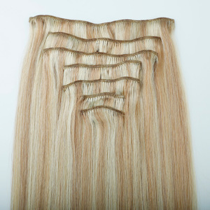 Extensión <span class=keywords><strong>de</strong></span> <span class=keywords><strong>cabello</strong></span> Remy sin costuras para mujer, <span class=keywords><strong>extensiones</strong></span> <span class=keywords><strong>de</strong></span> <span class=keywords><strong>cabello</strong></span> humano virgen con <span class=keywords><strong>Clip</strong></span> - Product Image 3