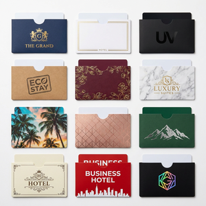 <span class=keywords><strong>Sobre</strong></span> para Tarjetas de Hotel, Color Gris Plateado, con Espacio para Información de Habitación, para Hoteles Corporativos y Empresariales, Personalizable - Product Image 5
