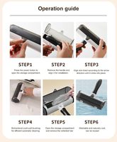 Brosse anti-poils réutilisable en ABS à manche solide, auto-nettoyante, pour enlever les poils d'animaux, brosse à rouleaux pour chiens et chats, outil de toilettage en plastique