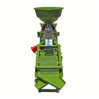 Moulin à riz commercial portable de haute qualité avec moteur 4KW, capacité de 300kg/h, broyeur de blé