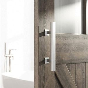 WEKIS Manija Moderna de 12 Pulgadas en Forma de H para Puerta Corredera de Granero, de Acero Inoxidable con Acabado Satinado, Antioxidante, Juego de Tiradores Empotrados, Garantía de 5 Años, Control Remoto - Product Image 5