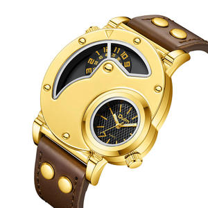 <span class=keywords><strong>Montre</strong></span> OULM <span class=keywords><strong>HP</strong></span> 9591A pour <span class=keywords><strong>homme</strong></span>, nouvelle <span class=keywords><strong>montre</strong></span> à double affichage, deux fuseaux horaires, quartz, bracelet en cuir PU, grande <span class=keywords><strong>montre</strong></span> pour <span class=keywords><strong>homme</strong></span>, Relojes Para Hombres - Product Image 1