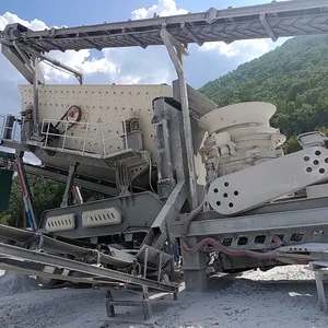 High Efficiency Portable Crusher Mobile Stone Crusher For Quarry Crushing