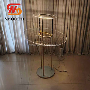 Centros de Mesa de Boda con Diseño Nuevo y Elegante, Decoraciones con Luces LED, Soporte de Flores Dorado, Centro de Mesa con Luz - Product Image 5