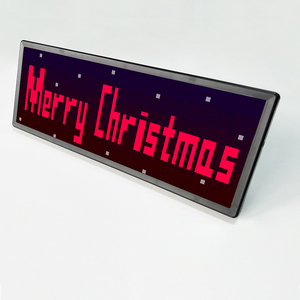 Bầu Không Khí Xe LED Pixel Màn Hình Với Ứng Dụng Điều Khiển Bằng Giọng Nói Lập Trình Graffiti Phía Sau Cửa Sổ Hoạt Hình Mắt Hiển Thị Xe Tải 12V 24V - Product Image 5