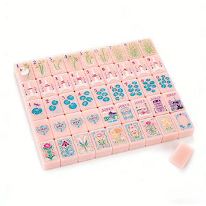 ชุดไพ่นกกระจอกอเมริกัน Tesnitech 160 ชิ้น อะคริลิคหรูหรา สำหรับเล่นในร่ม หลายสี ชั้นเดียว แบบแกะสลัก รุ่น TK Oh My - Product Image 2