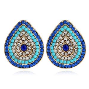 Moyamiya Turkish Ethnic Necklaces Earring Fashion Bracelet Ajustable <strong>Jewelry</strong> Set Ojo <strong>Turk</strong> Bisuteria - Product Image 3