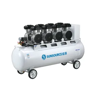 Factory Air Compressor Price High Pressure Pump Piston 6Hp 8Hp 180L Oil Free Air Compressor With Tank