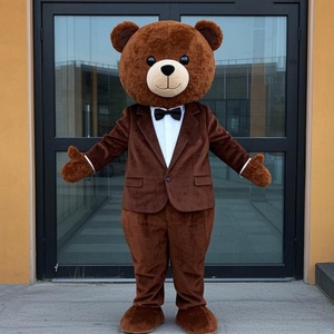 Nuovo Stile Orsetto Marrone in Peluche, Costume <span class=keywords><strong>da</strong></span> Mascotte Animale con Tuta in Materiale EVA, Unisex per Adulti, Ideale per Carnevale - Product Image 2