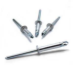 Remache ciego autoperforante NEX de 3.2 x 15 mm, de aluminio y acero, sin pintar, 100 unidades - Product Image 3
