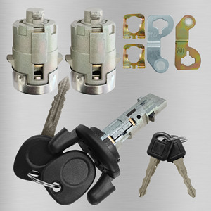 Cilindro de cerradura cilíndrico KD014Q11 con 4 llaves para accesorio de bloqueo de encendido de coche Buick Chevrolet Cadillac - Product Image 2