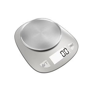 Báscula Digital Inteligente de Cocina Veidt de Acero Inoxidable de 5 kg con Tapa, Funciona con Batería, Modelo SF-228 - Product Image 1
