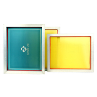 Modèle de sérigraphie sur aluminium sur mesure avec cadre pour tissu