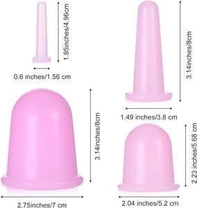 Dijual kualitas tinggi silikon bekam wajah terapi pijat ramah lingkungan nyaman bahan sehat aman untuk semua jenis kulit - Product Image 2