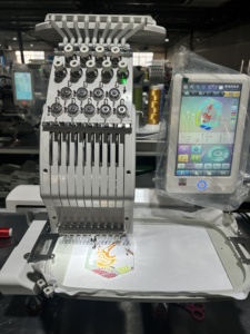 NUEVO EN STOCK: Máquina de Bordar Computarizada Digital de 9 Agujas y 1000 RPM para Uso Doméstico con Doble Juego de Piezas y Mesa - Product Image 4