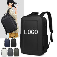 Vente en gros de sacs à dos pour ordinateur portable en PVC avec logo personnalisé sac à bandoulière décontracté pour hommes et femmes USB durable Oxford pour le voyage