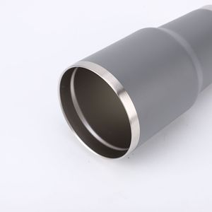 Stainless Steel Double Wall Thermo Travel Mug 20oz Blanks Skinny Straight Tumbler <b>Cups</b> with Straw and Handle & Lid - Product Image 4