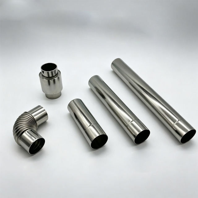 Flexible Stainless Steel Exhaust Pipe Durable Material High Heat Resistance 50-100cm Length 50/60/90mm Diameter Water Heater