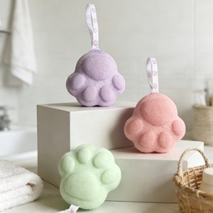 Baby <b>Bath</b> <b>Sponge</b> 3D Fluffy Cotton Multifunctional for Infant Toilet Use 0-12 Months - Product Image 1