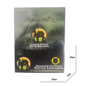 JELO высокое качество Хэллоуин сценическое зеркало Одноглазый дверной звонок активированный жуткий звук мигающий пластиковый украшение для вечеринки - Product Image 5