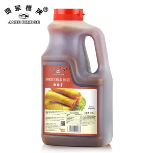 정통 조미료는 중국 제조업체 인 Jade Bridge 달콤한 고추 소스를 도매 가격으로 직접 공급