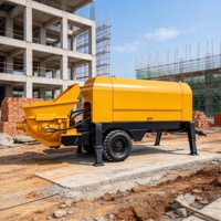 Pompe à vis à béton stable avec contrôle précis de l'alimentation pour les travaux de coulis d'étanchéité