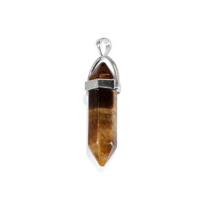 Colgante <span class=keywords><strong>de</strong></span> Jade Blanco Hexagonal Curativo, Colgante <span class=keywords><strong>de</strong></span> Cristal en Forma <span class=keywords><strong>de</strong></span> Bala, Colgantes <span class=keywords><strong>de</strong></span> Piedra <span class=keywords><strong>de</strong></span> Cuarzo Puntiagudos - Product Image 5