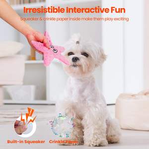 Nuovi Giocattoli Interattivi Acustici per <span class=keywords><strong>Cani</strong></span>, Accessori per Animali Domestici con Giocattoli Squeaky e Dispenser di Cibo - Product Image 3