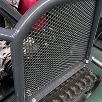 Tondeuse à chenilles autopropulsée sans fil professionnelle de qualité industrielle à 4 temps, puissance nominale du générateur diesel 1000W*2