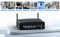 Mini PC Industrial sin Ventilador de 10.ª Generación Intel I3-10110U, Red Dual, RS232, 2*COM, DDR4, Compatible con 64 GB